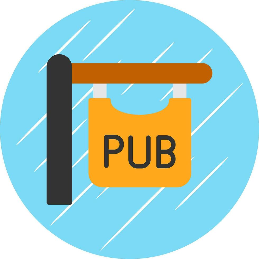 Pub sign Vector Icon Design