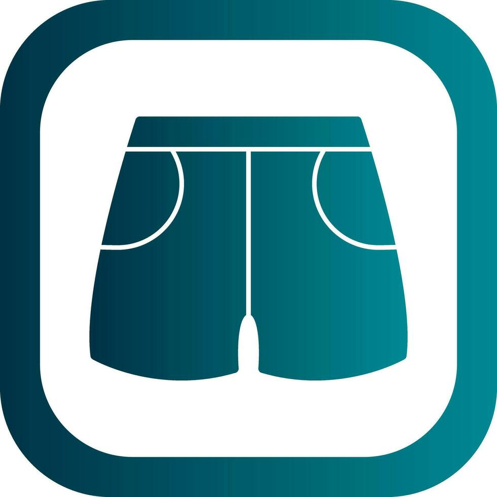 Swim shorts Vector Icon Design