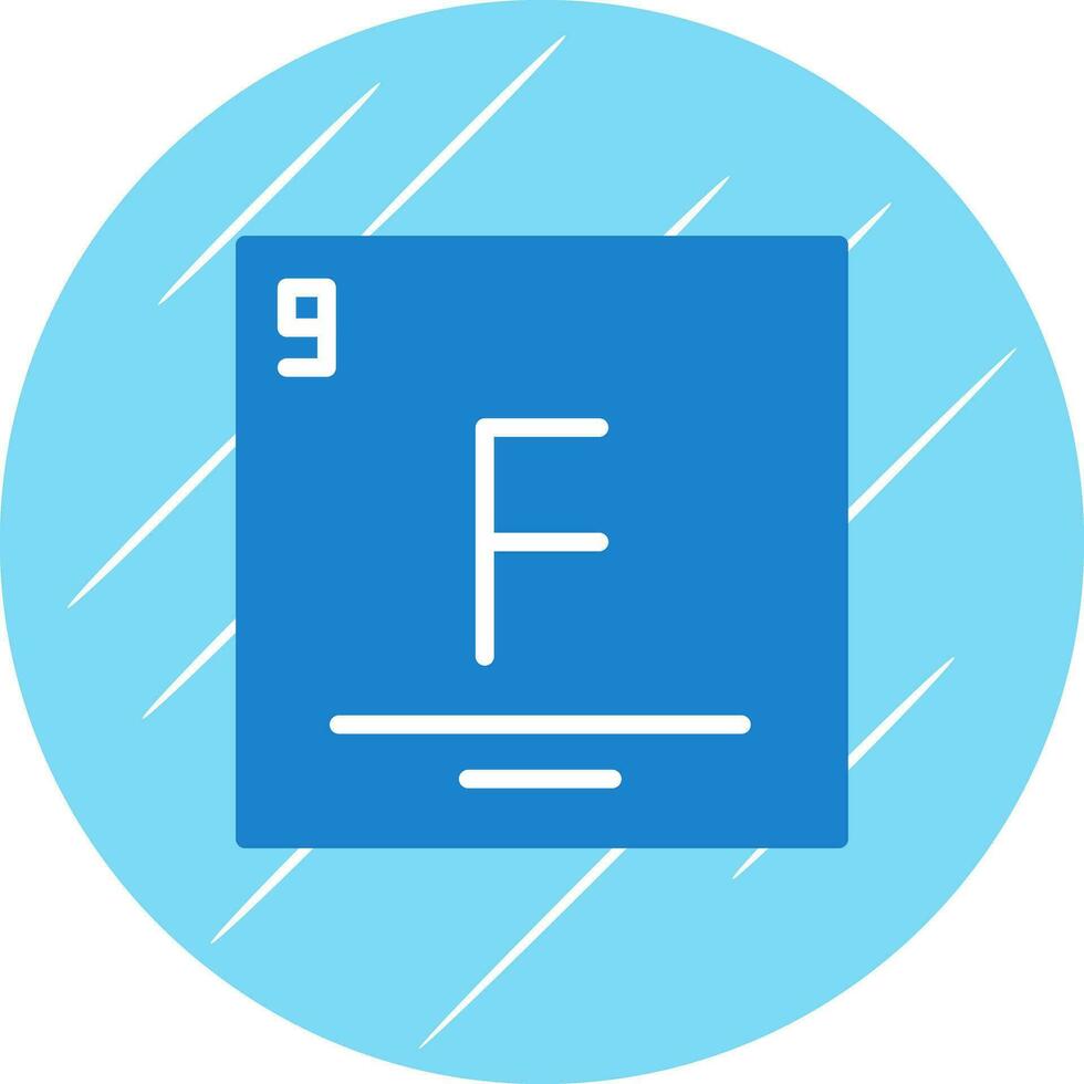 flúor vector icono diseño