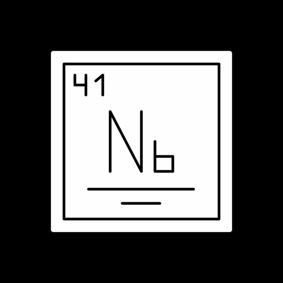 Niobium Vector Icon Design