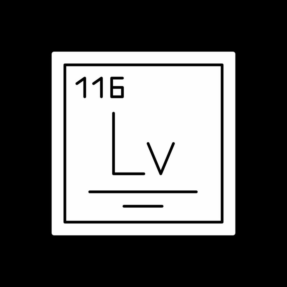 Livermorium Vector Icon Design