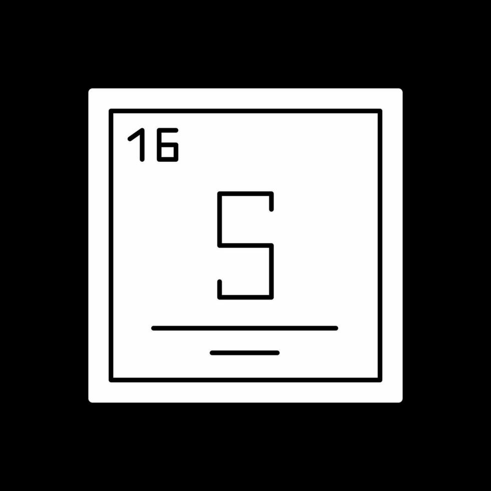Sulfur Vector Icon Design
