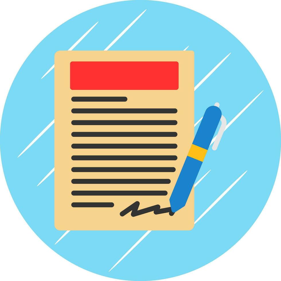 Agreement Vector Icon Design