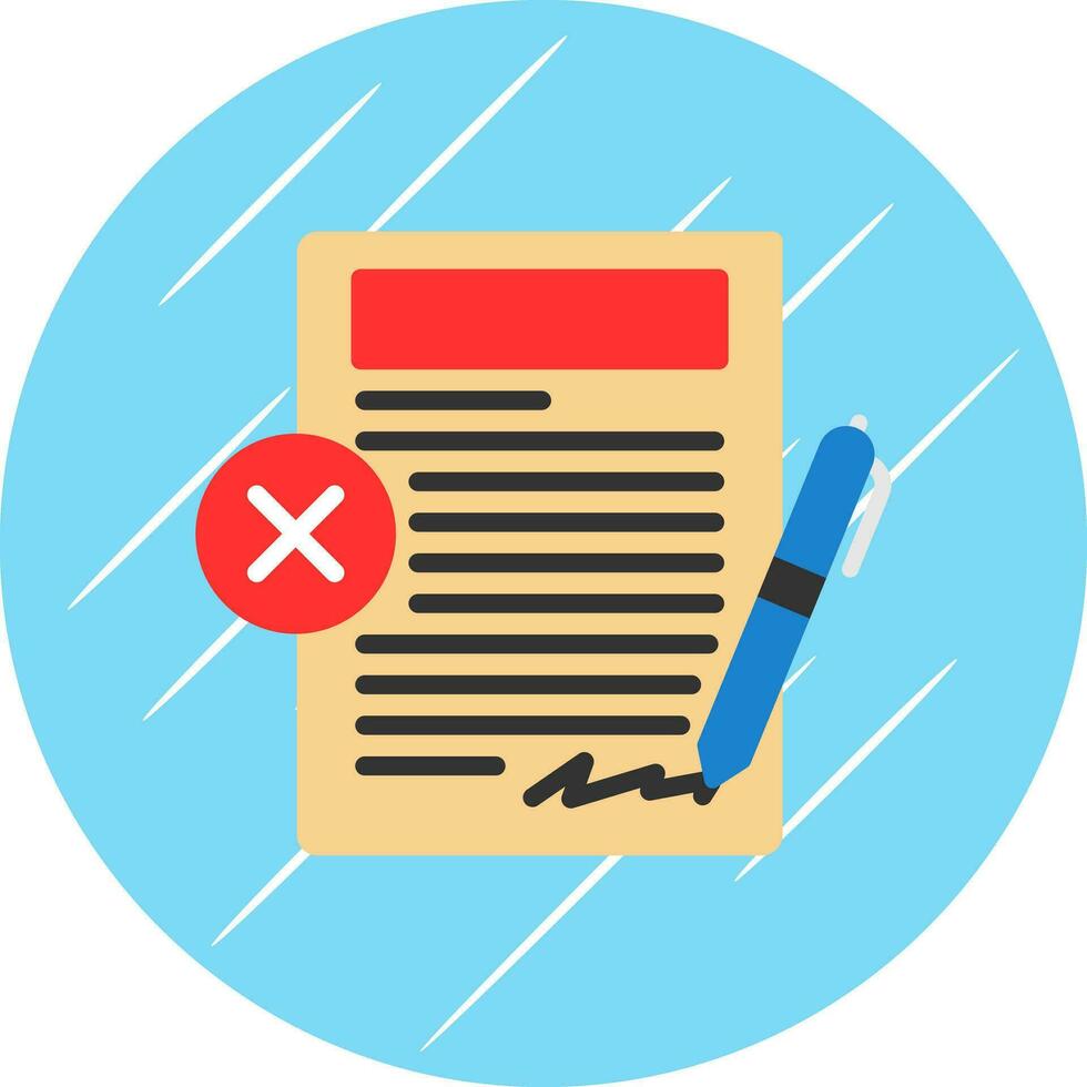 Disagreement Vector Icon Design