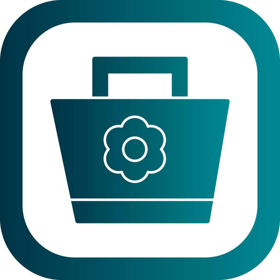 Beach bag Vector Icon Design