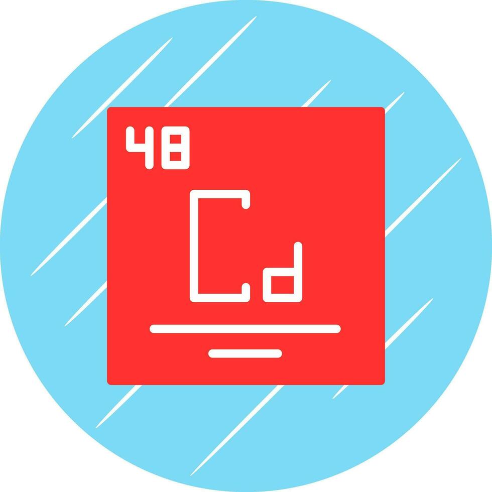 cadmio vector icono diseño
