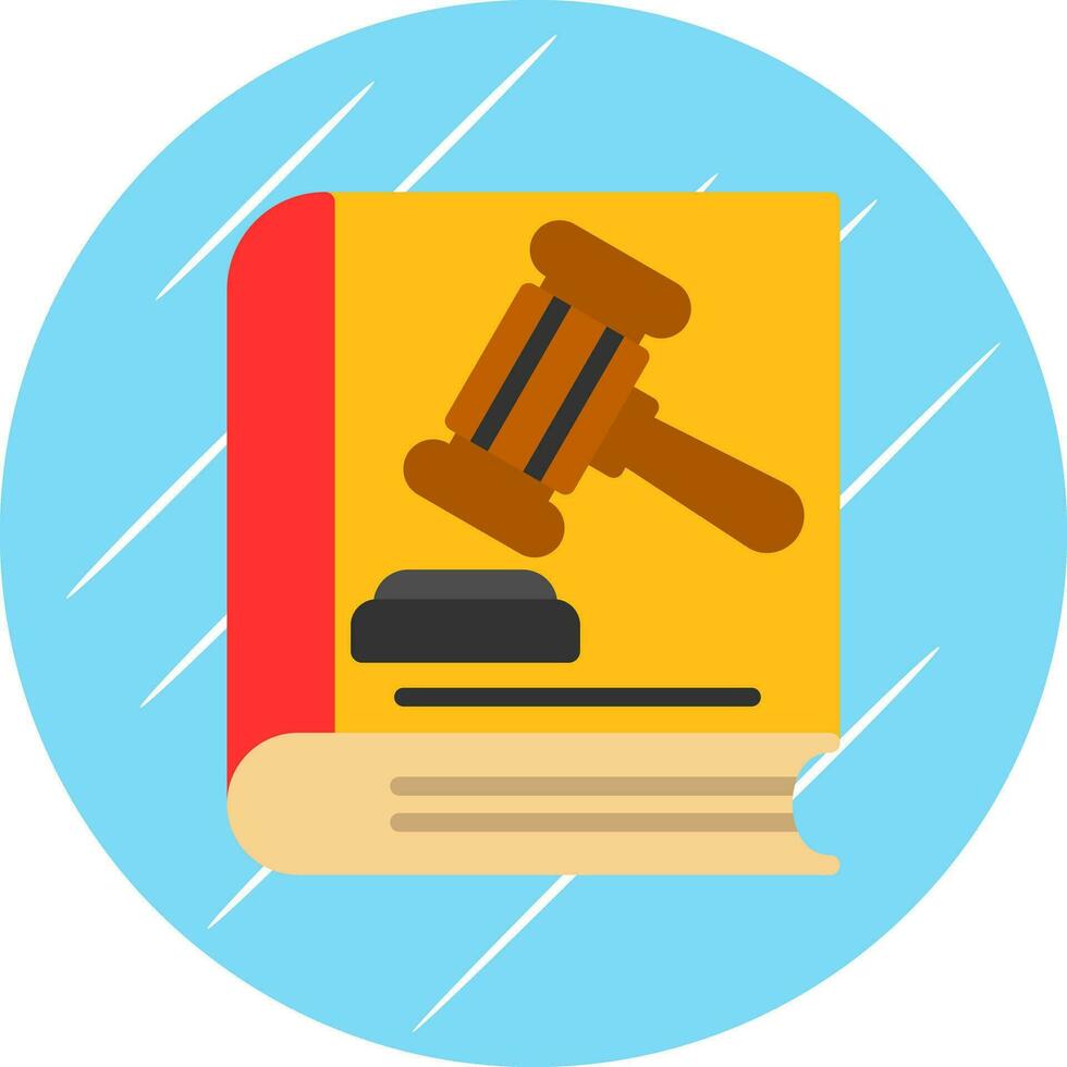 Law book Vector Icon Design