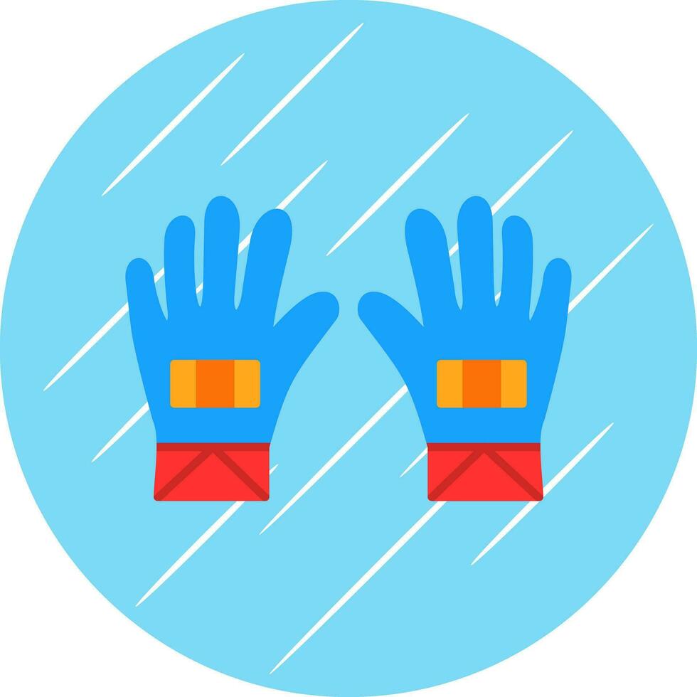 guantes, vector, icono, diseño vector