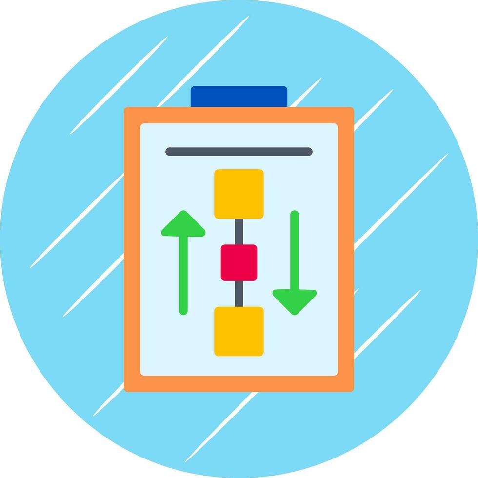 Workflow Vector Icon Design