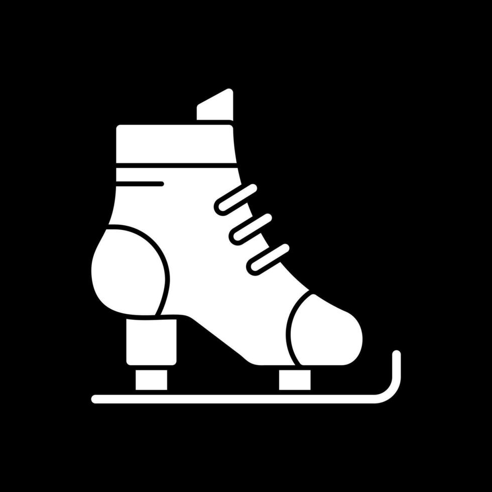 Ice skates Vector Icon Design