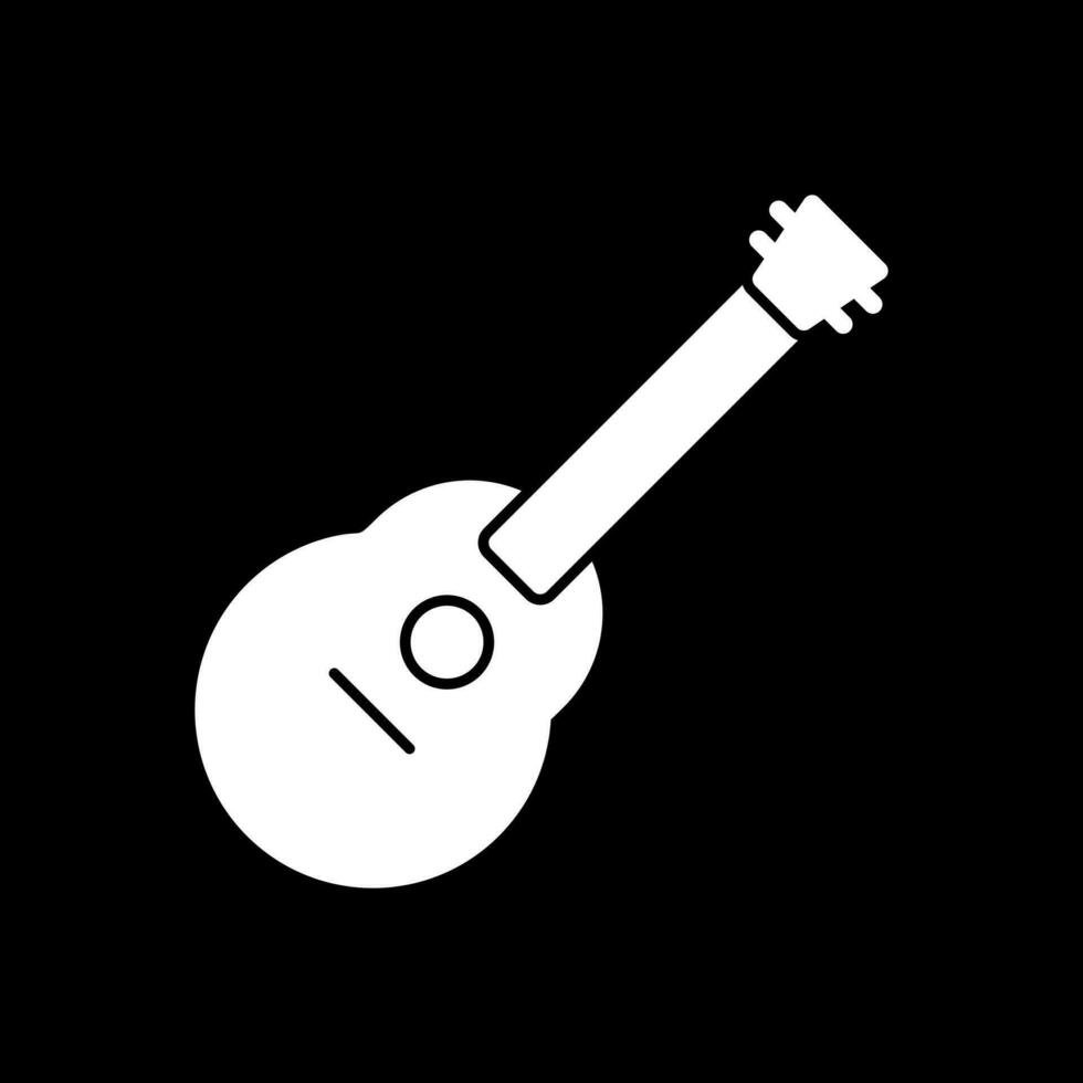 acústico guitarra vector icono diseño