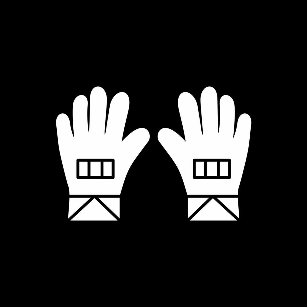 guantes, vector, icono, diseño vector