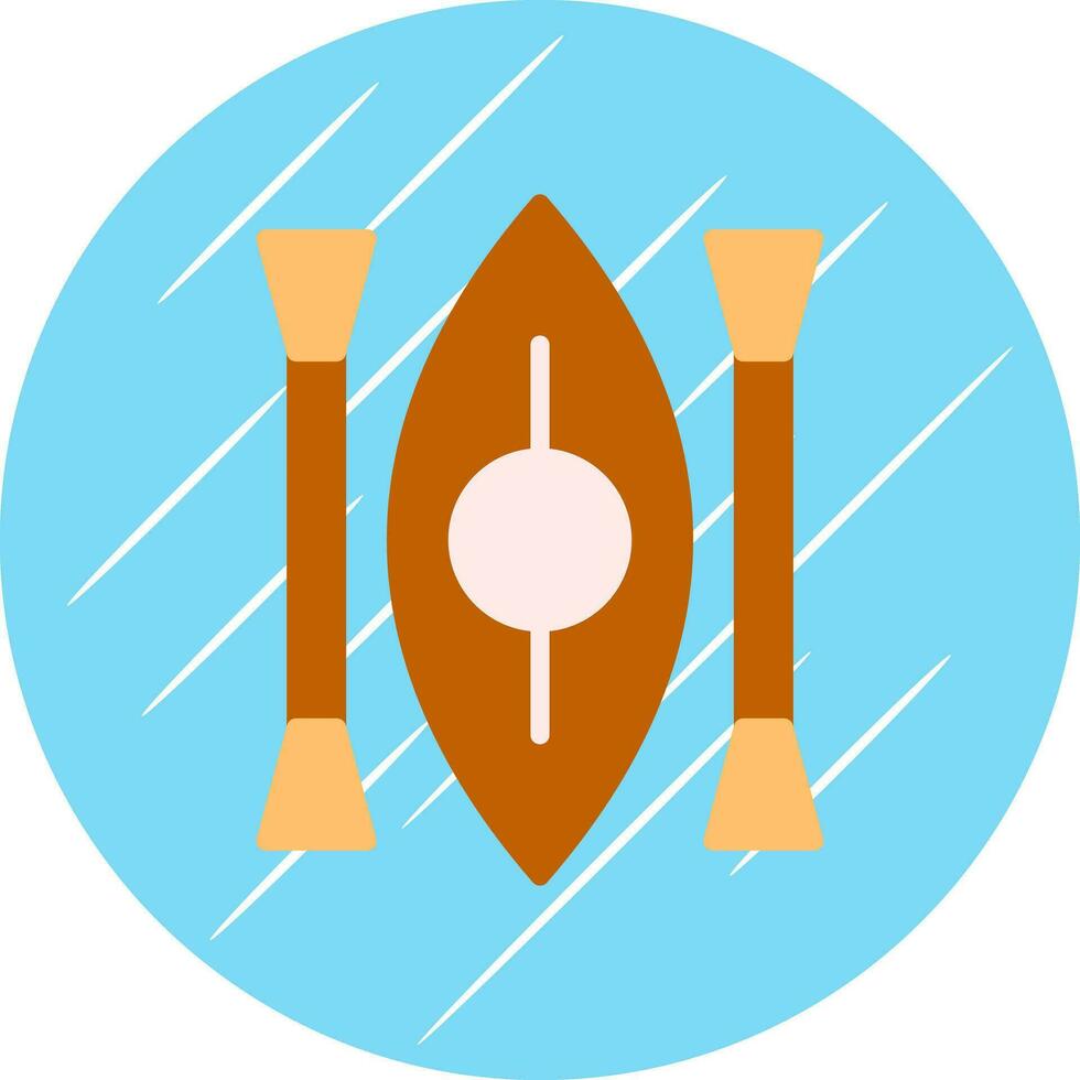 Kayak Vector Icon Design