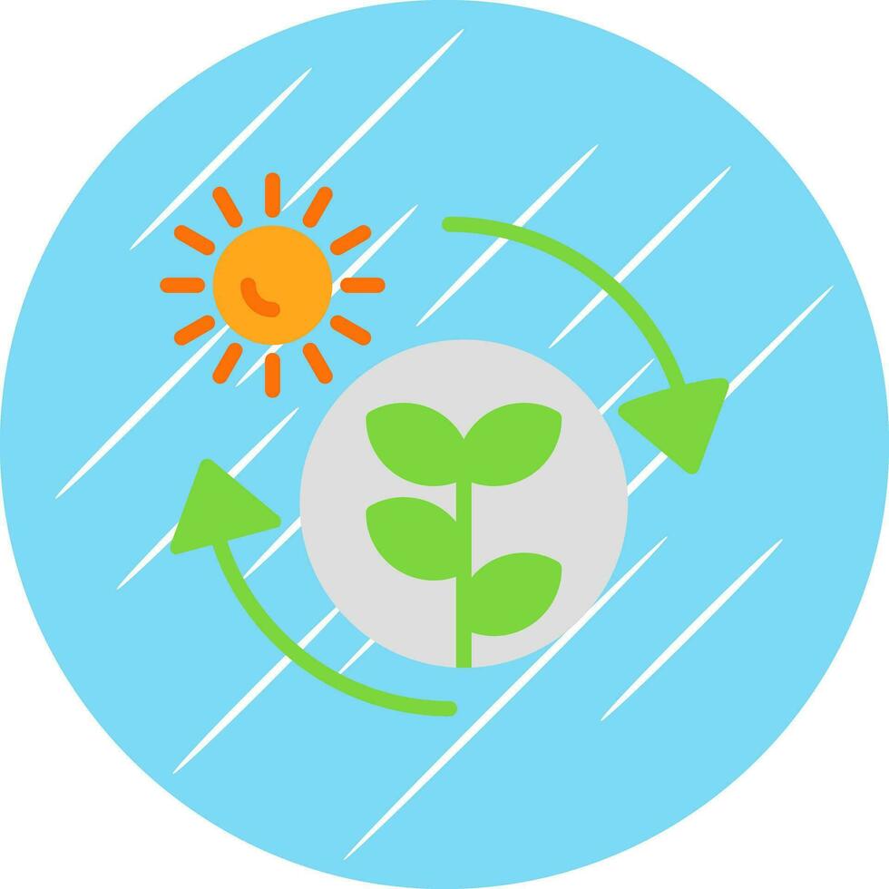Photosynthesis Vector Icon Design