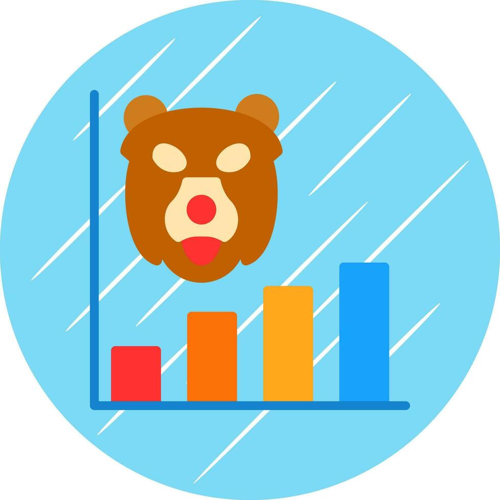 Bear market Vector Icon Design