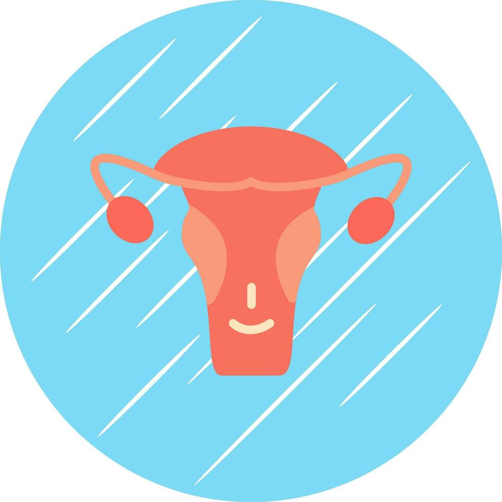 Uterus Vector Icon Design