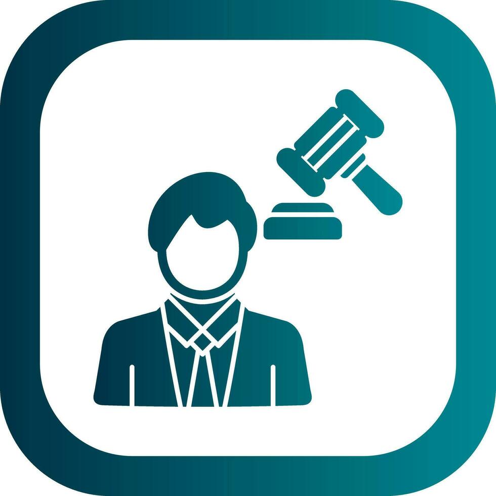Lawyer Vector Icon Design