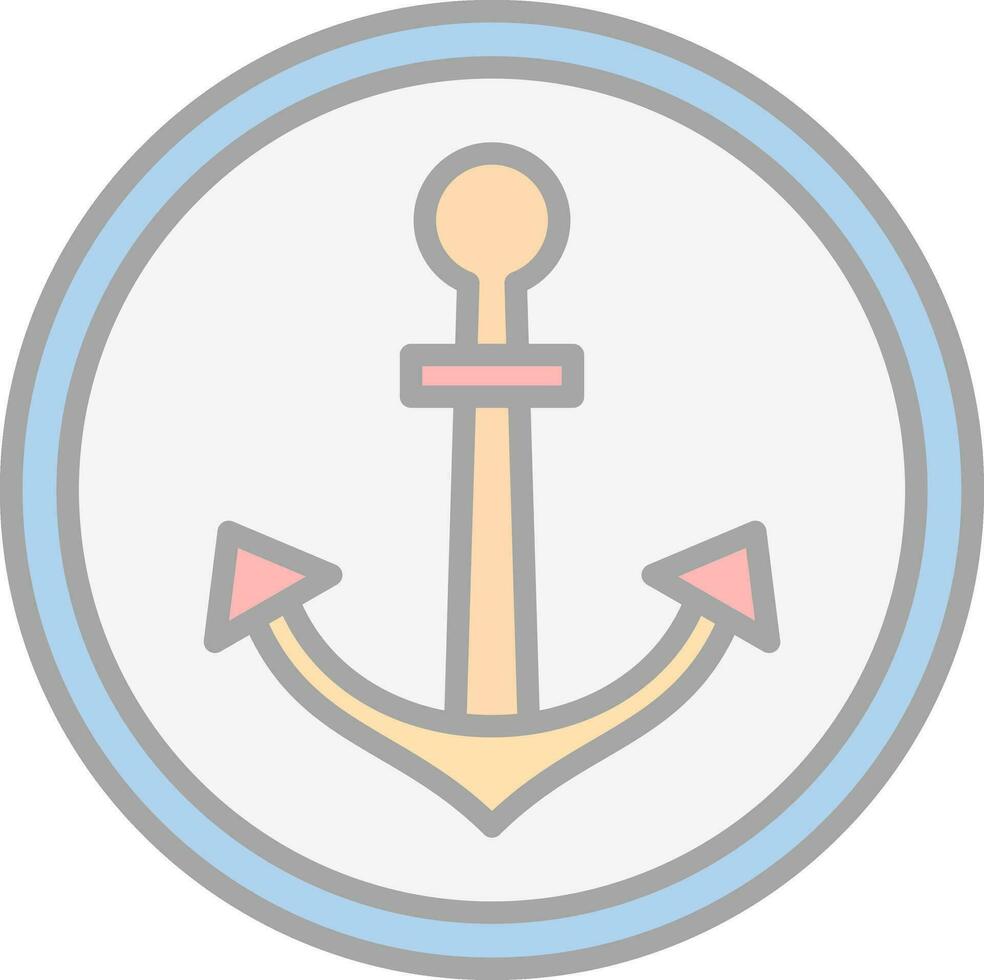 Anchor Vector Icon Design