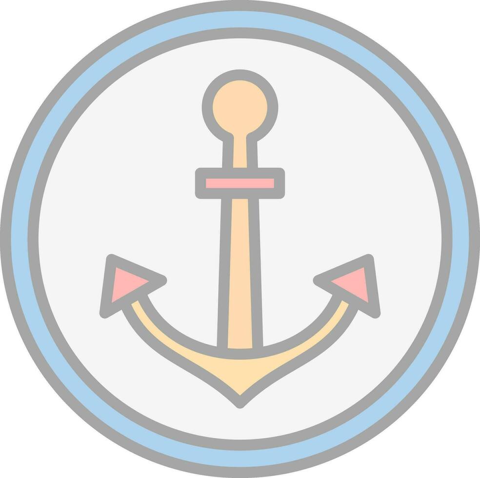 Anchor Vector Icon Design