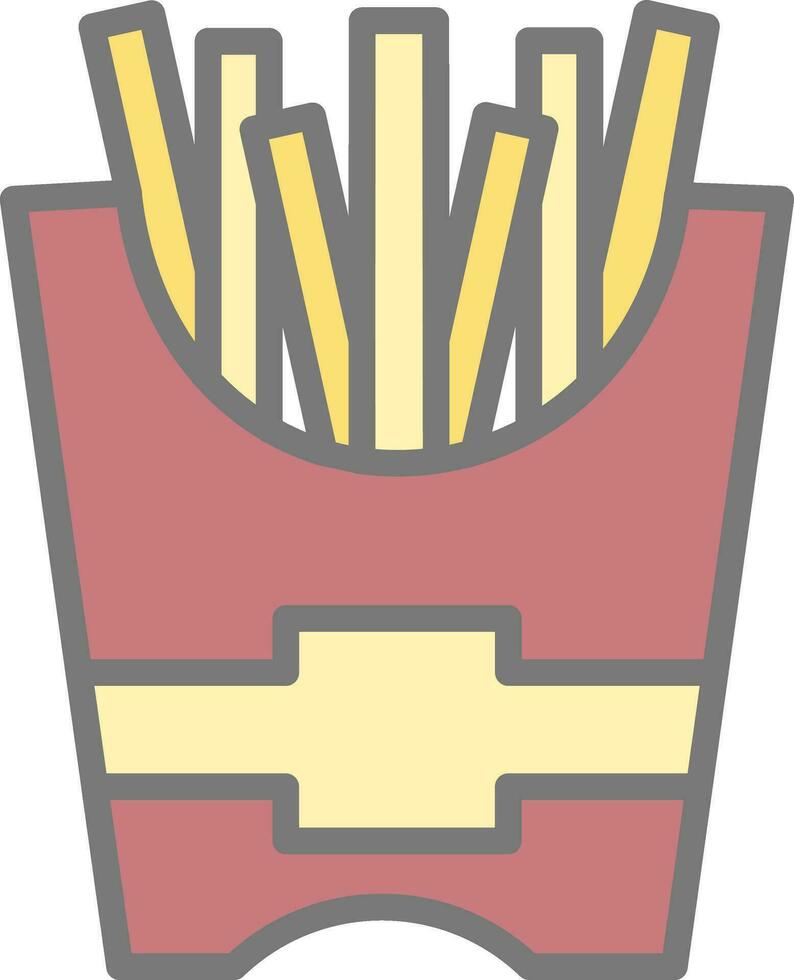 Frites Vector Icon Design