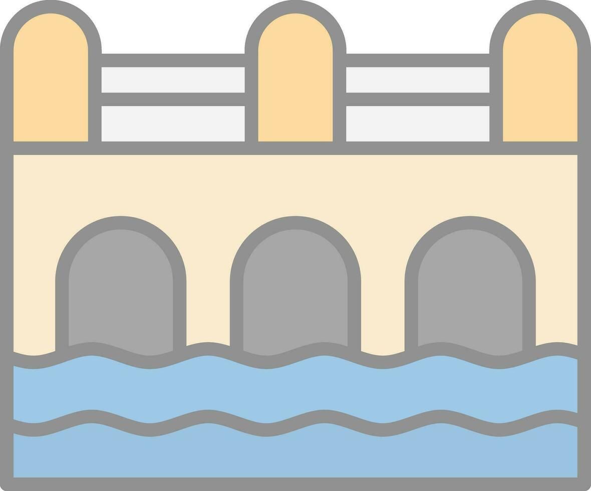 Canal Vector Icon Design