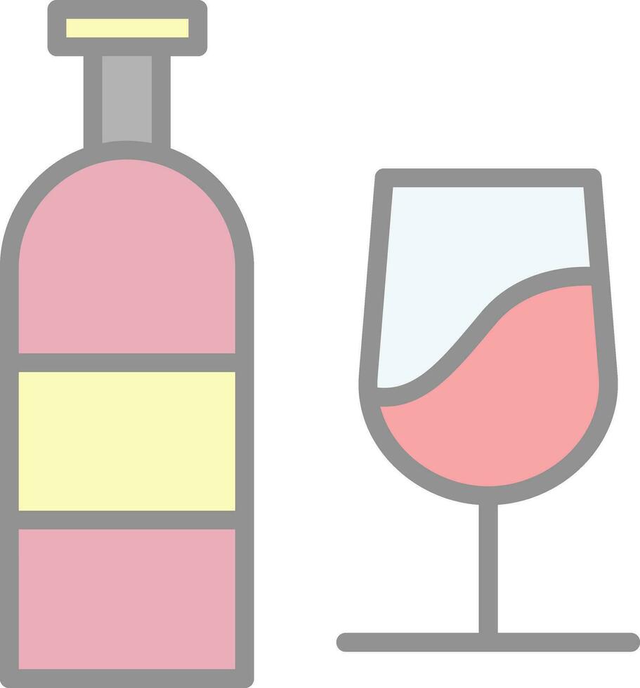 diseño de icono de vector de botella de vino