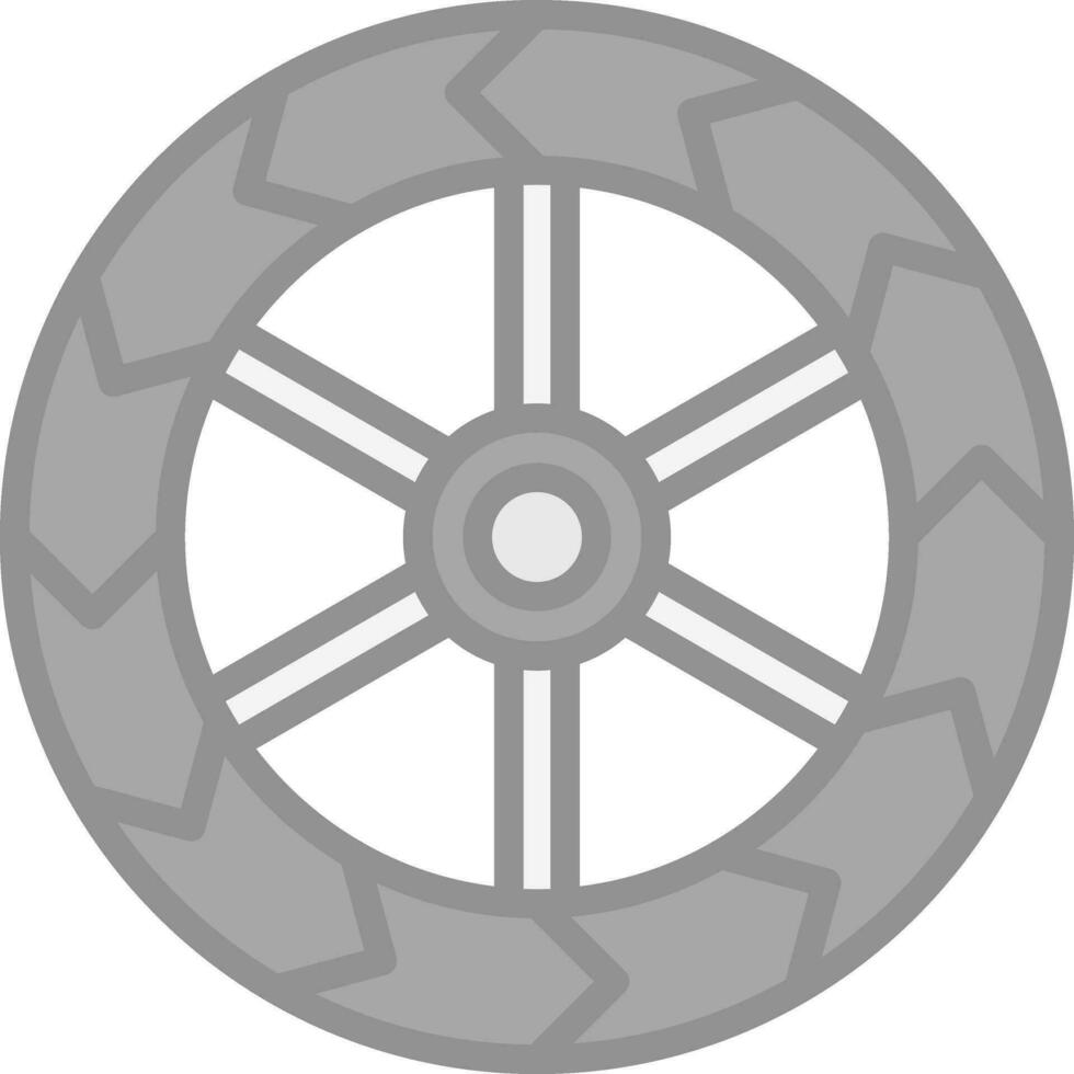 Wheels Vector Icon Design