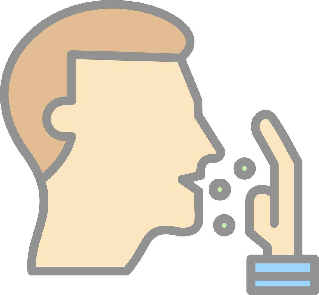 Cough Vector Icon Design