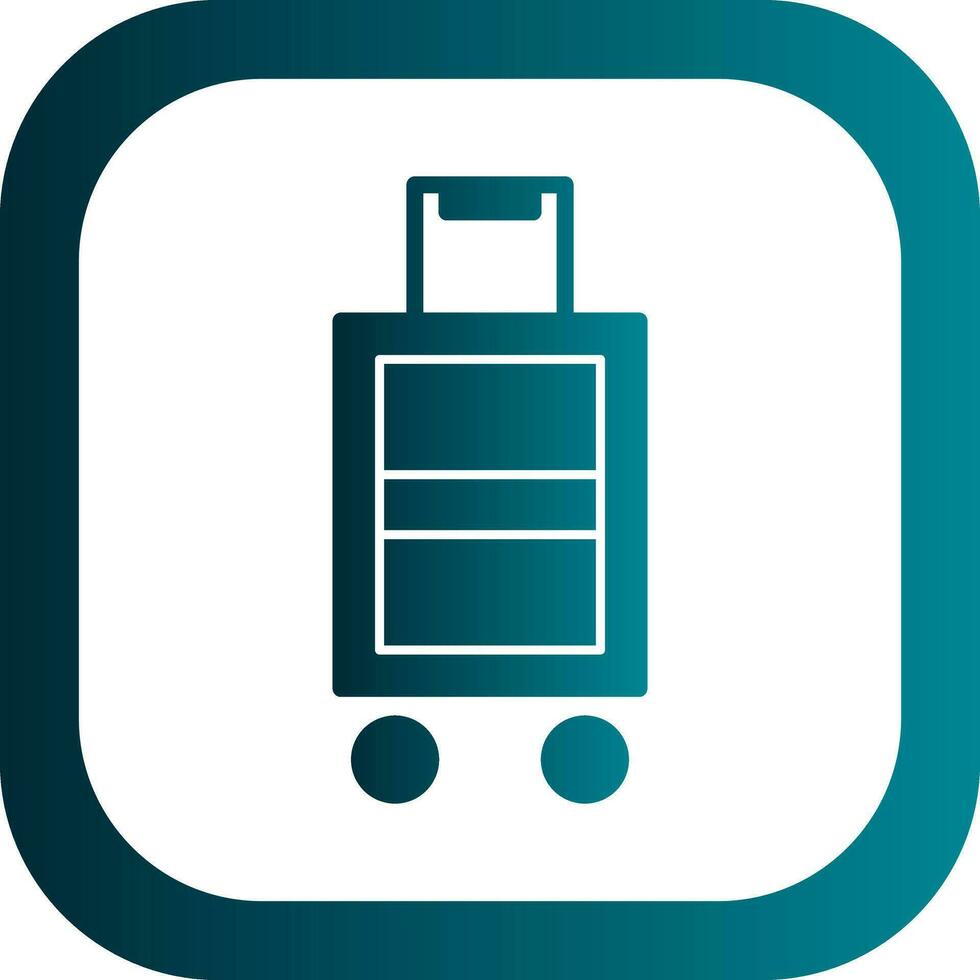 Luggage Vector Icon Design