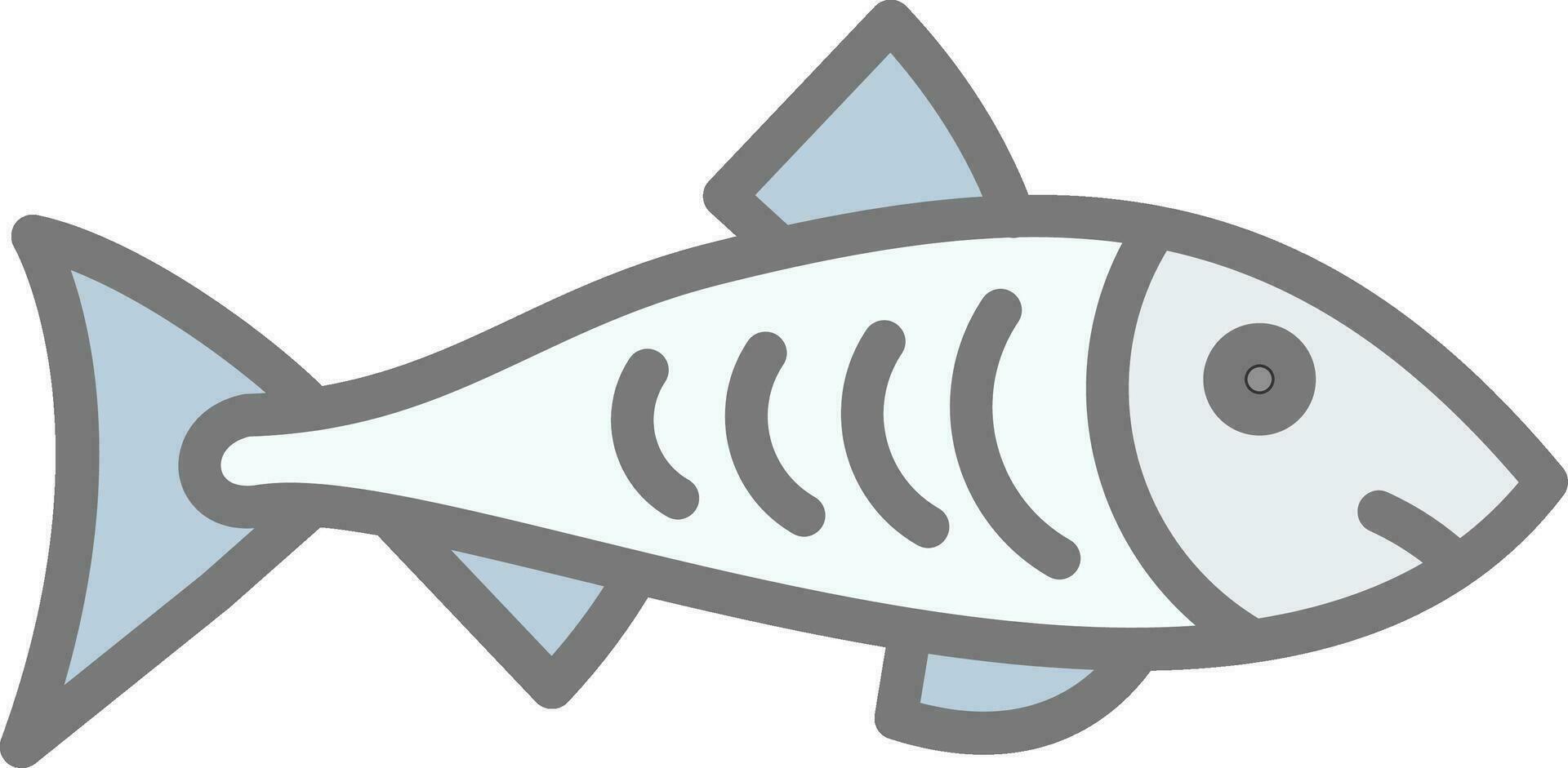 Salmon Vector Icon Design