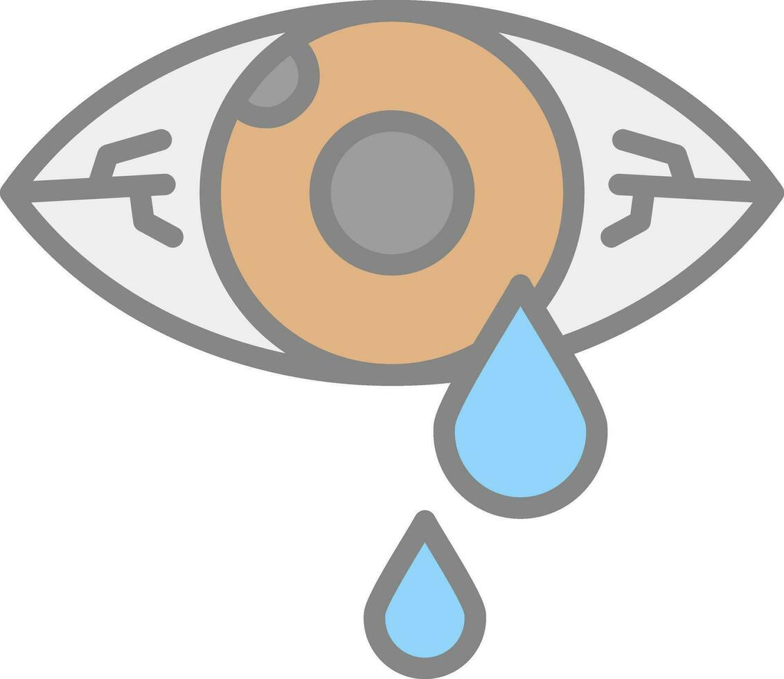 diseño de icono de vector de conjuntivitis