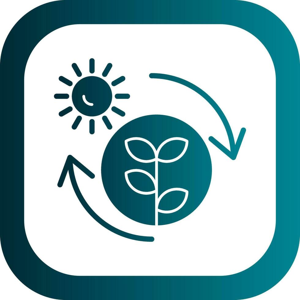 Photosynthesis Vector Icon Design