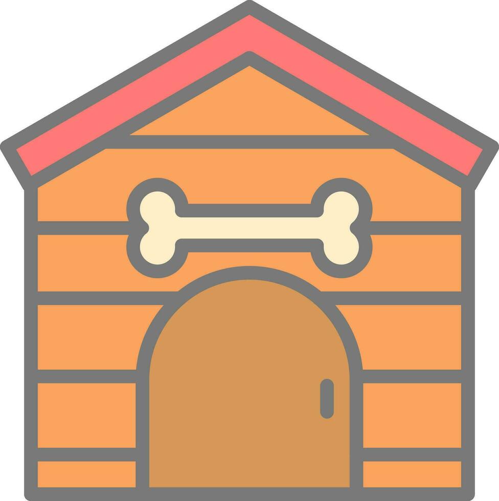 Dog area Vector Icon Design