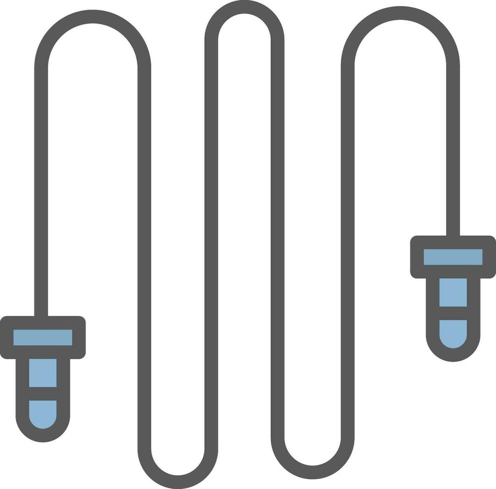 Jumping rope Vector Icon Design