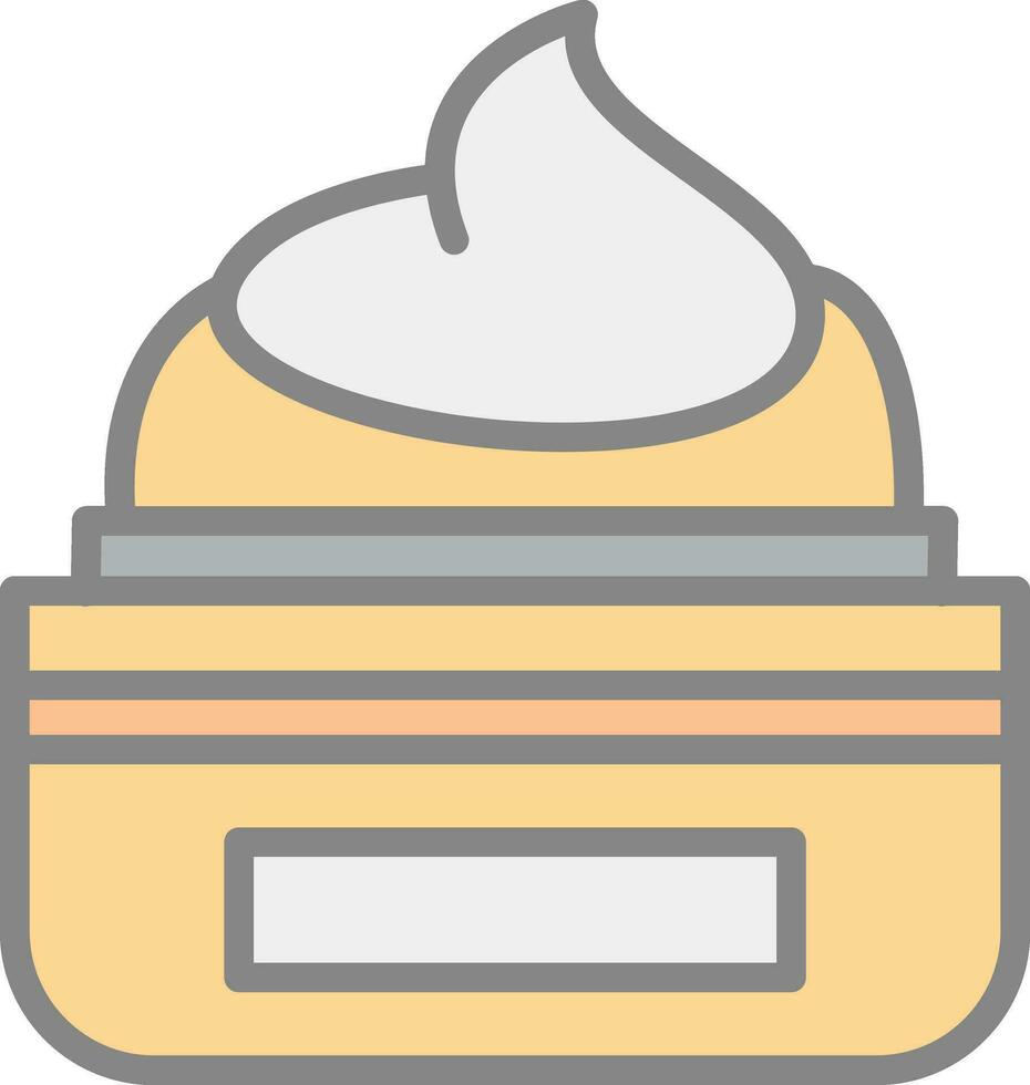 Cream Vector Icon Design