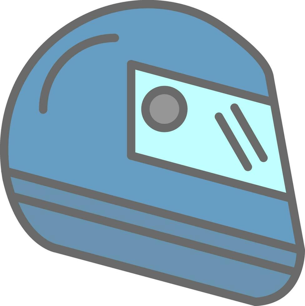 diseño de icono de vector de casco