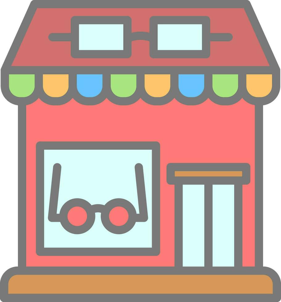 Optical shop Vector Icon Design