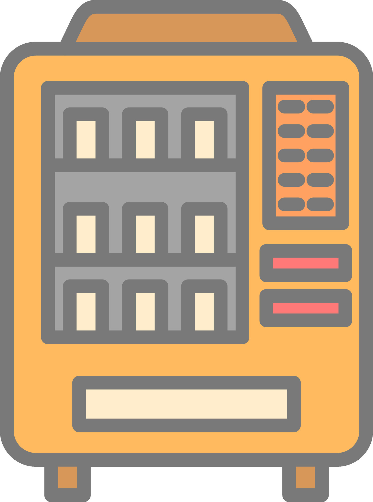 Vending machine Vector Icon Design 25149791 Vector Art at Vecteezy