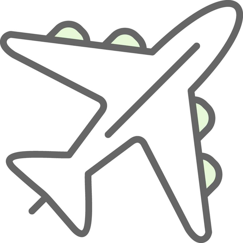 Airplane Vector Icon Design