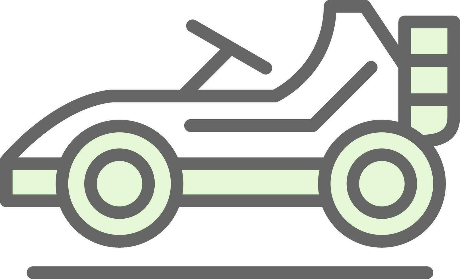 Vamos kart vector icono diseño