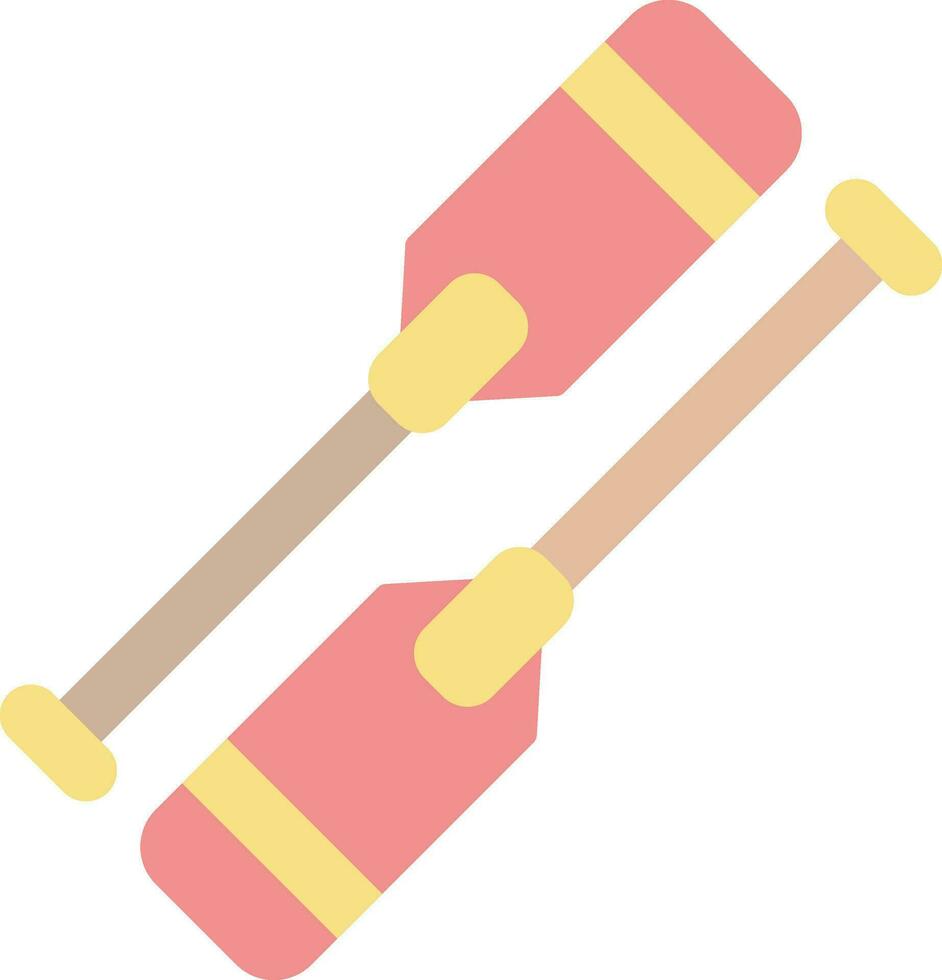 Oars Vector Icon Design