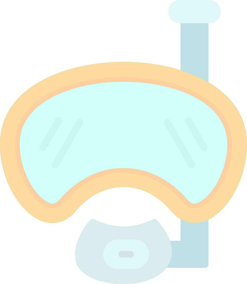 diseño de icono de vector de máscara de buceo