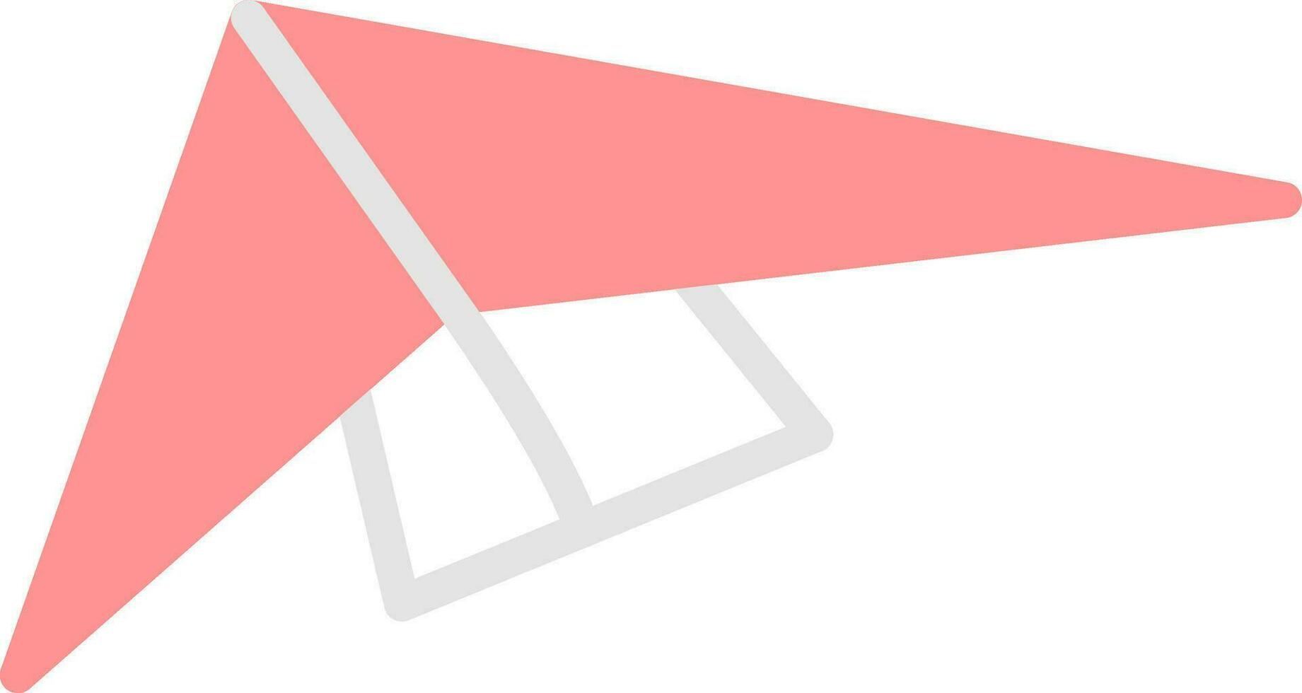 Hang gliding Vector Icon Design