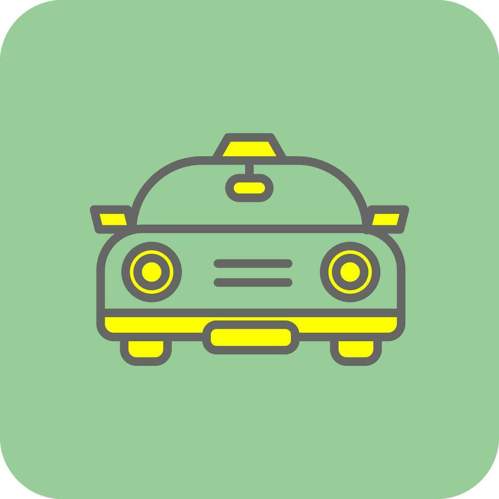 Taxi Vector Icon Design