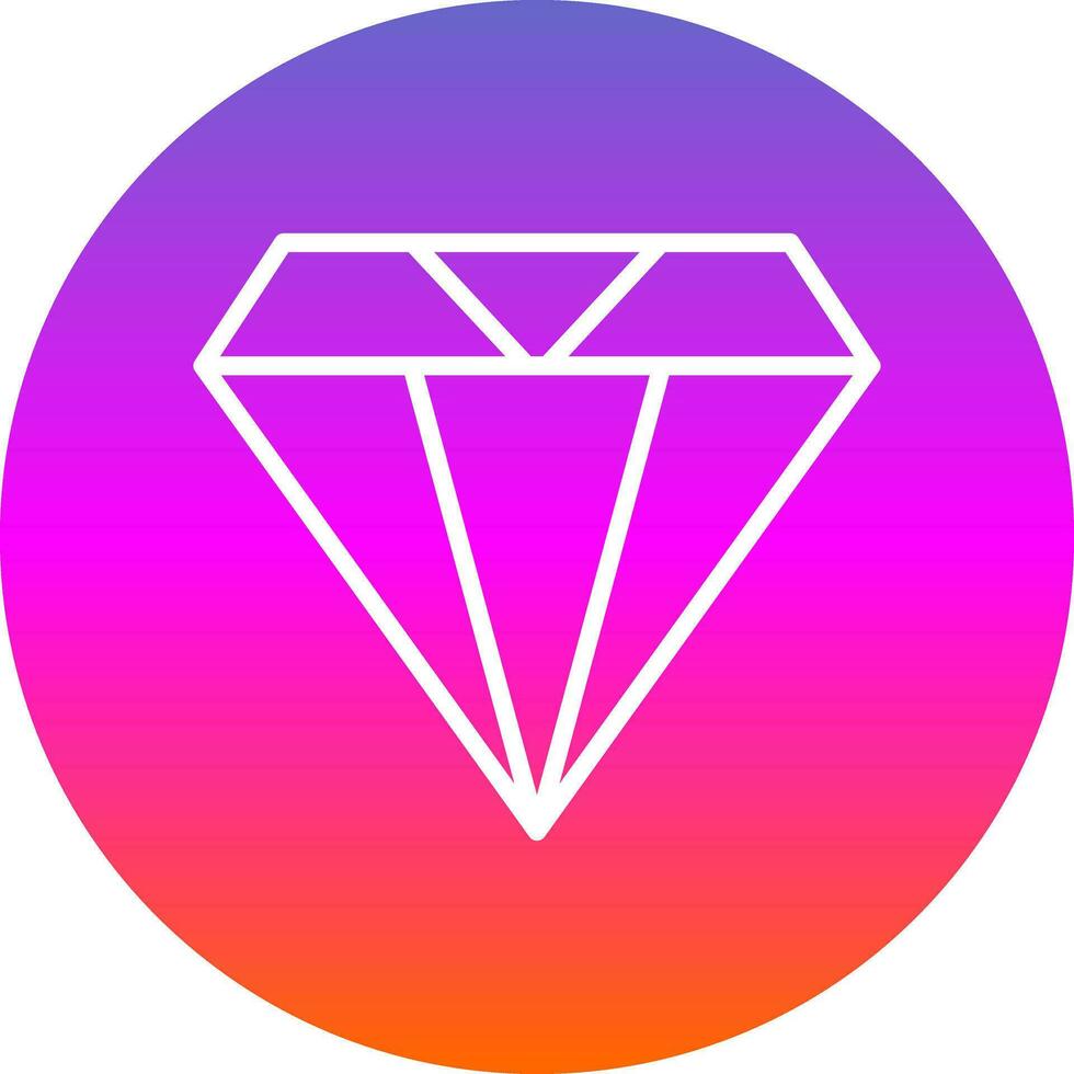 diseño de icono de vector de diamante