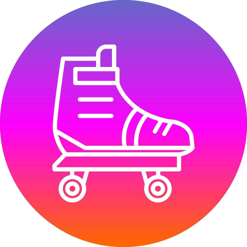 Roller skate Vector Icon Design