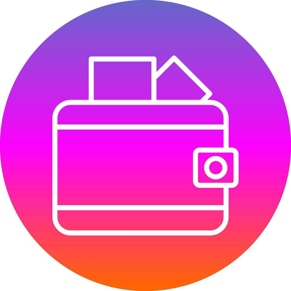 Wallet Vector Icon Design