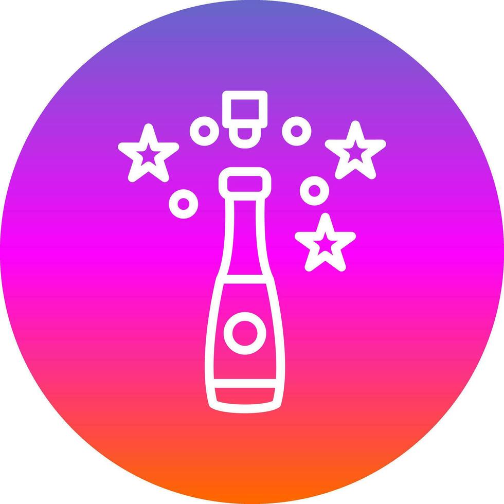 Champagne Vector Icon Design