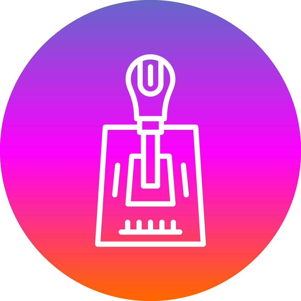 Gearshift Vector Icon Design