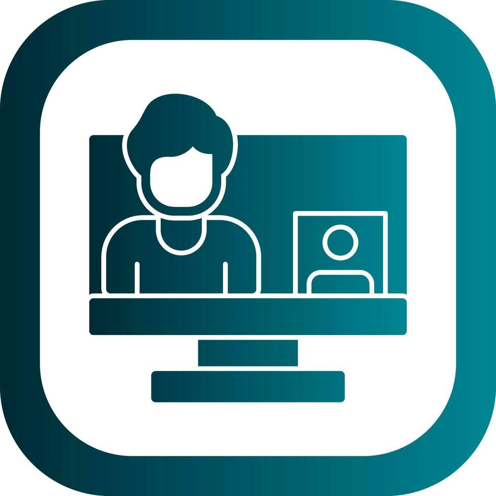 Video call Vector Icon Design